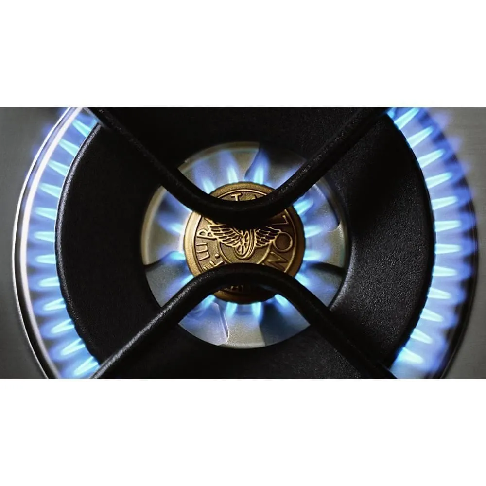 Газовая варочная панель шириной 90см, конфорки, включая двойной WOK, электрогриль Bertazzoni PM3630GX