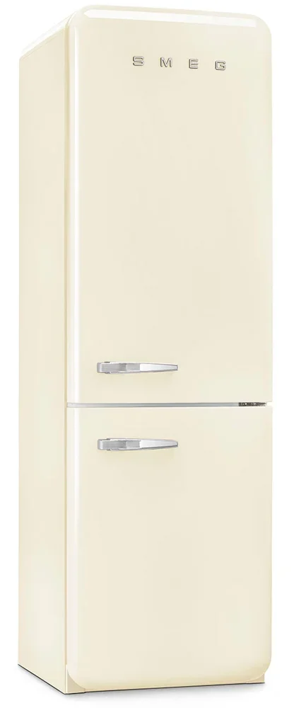 SMEG FAB32RCR6 Отдельностоящий двухдверный холодильник, стиль 50-х годов, 60 см, кремовый, No-frost,