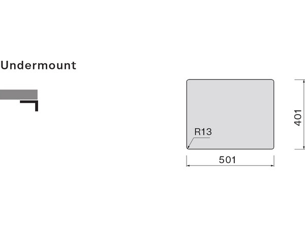 Мойка Falmec SCO5000U.00#SSF 540x440
