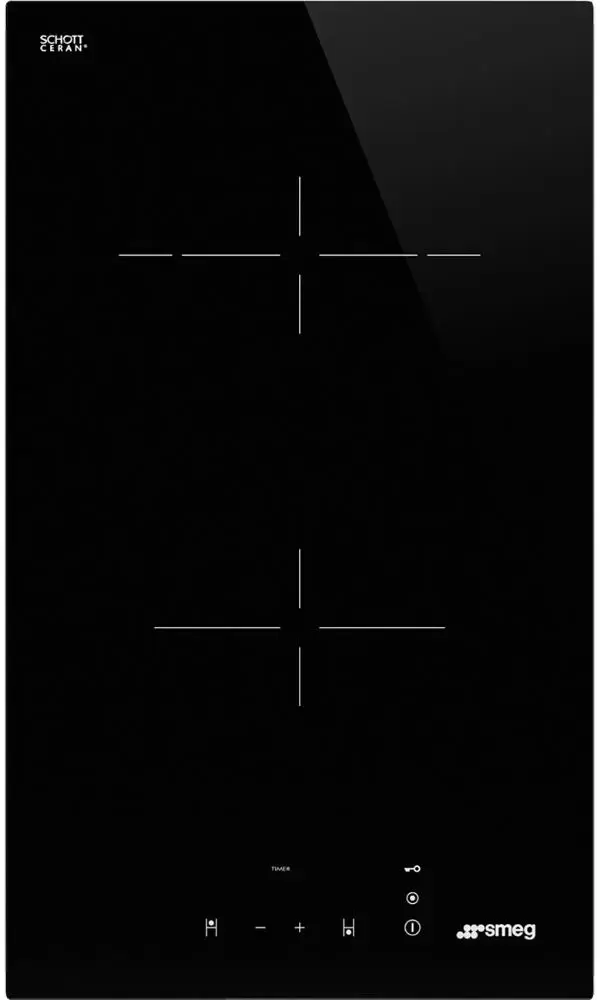 SMEG SE232TD1 Cтеклокерамическая варочная панель, 30 см, прямой край