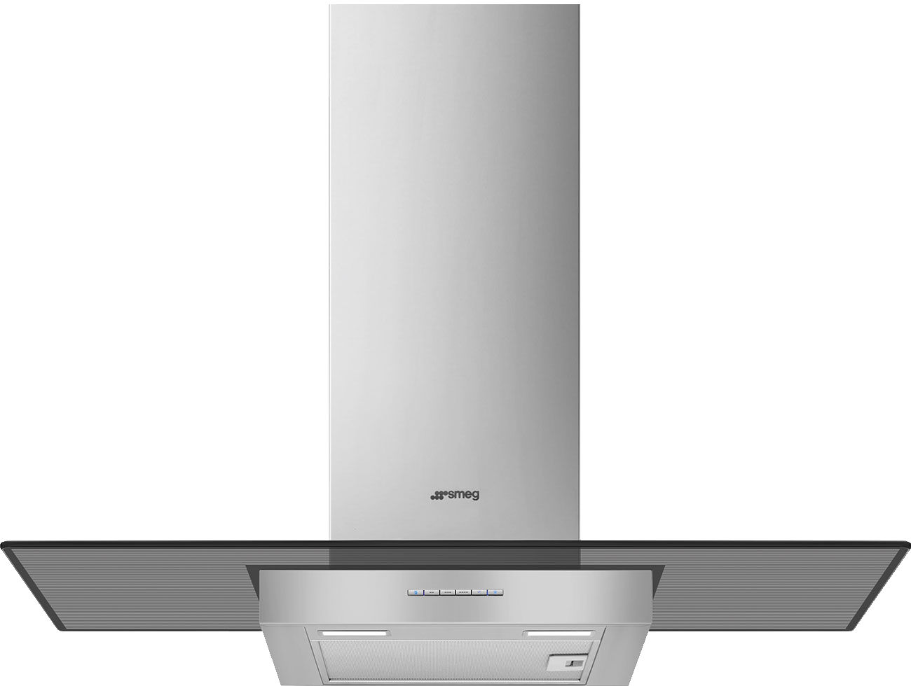 SMEG KBT900VE Вытяжка настенная, 90 см, нержавеющая сталь + стекло
