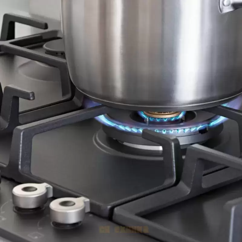 Газовая варочная панель шириной 90см, 5 конфорок, включая двойной WOK Bertazzoni P905LPRONE