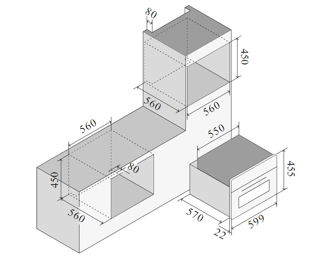 Газовая варочная панель шириной 90см, 5 конфорок, включая двойной WOK Bertazzoni P905СPRONE