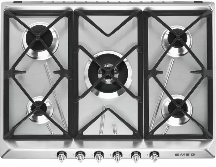 Газовая варочная панель SMEG SR975XGH Victoria 70 см