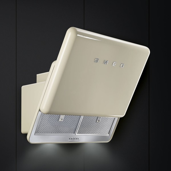 Вытяжка настенная, 75 см стиль 50-х годов кремовый