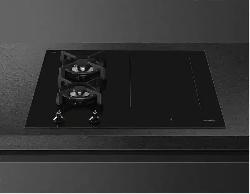 SMEG PM3643D Комбинированная варочная панель газ + индукция, 65 см, прямой край