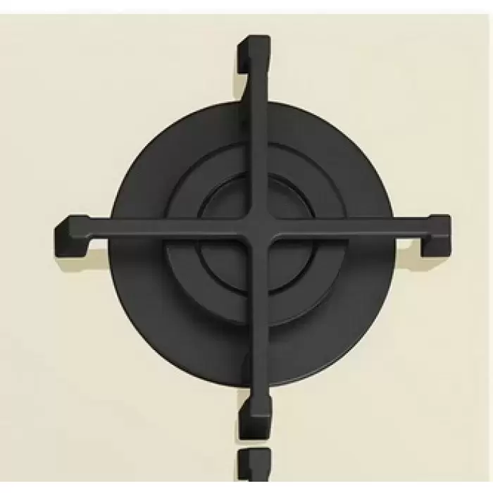 SMEG PV864PO Газовая варочная панель, 60 см, цвет кремовый, фурнитура латунная, прямой край