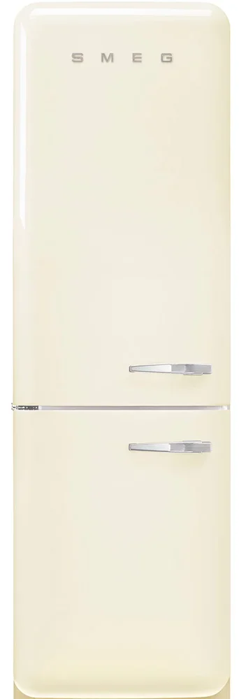 SMEG FAB32LCR6 Отдельностоящий двухдверный холодильник, стиль 50-х годов, 60 см, кремовый, No-frost,