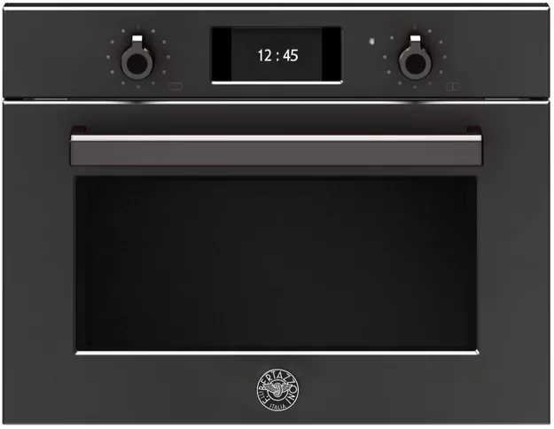 Встраиваемый комбинированный духовой шкаф с СВЧ, высотой 45см Bertazzoni F457PROMWTN