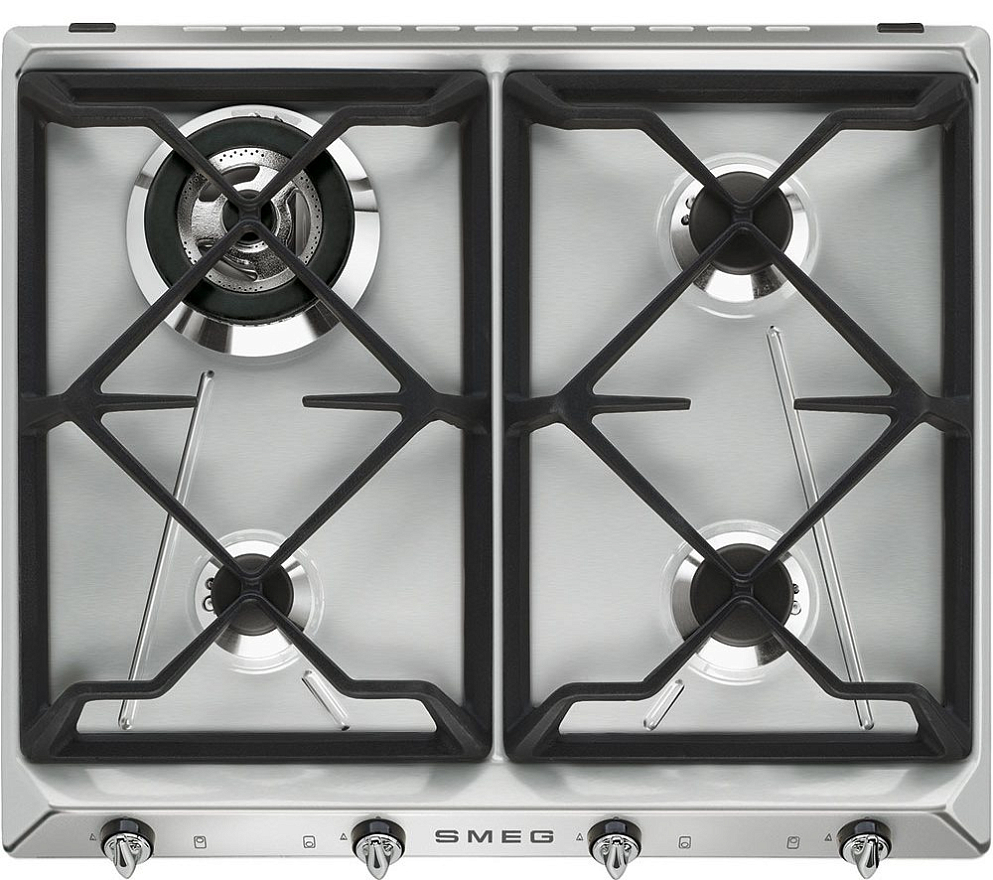 Газовая варочная панель SMEG SR964XGH Victoria 60 см